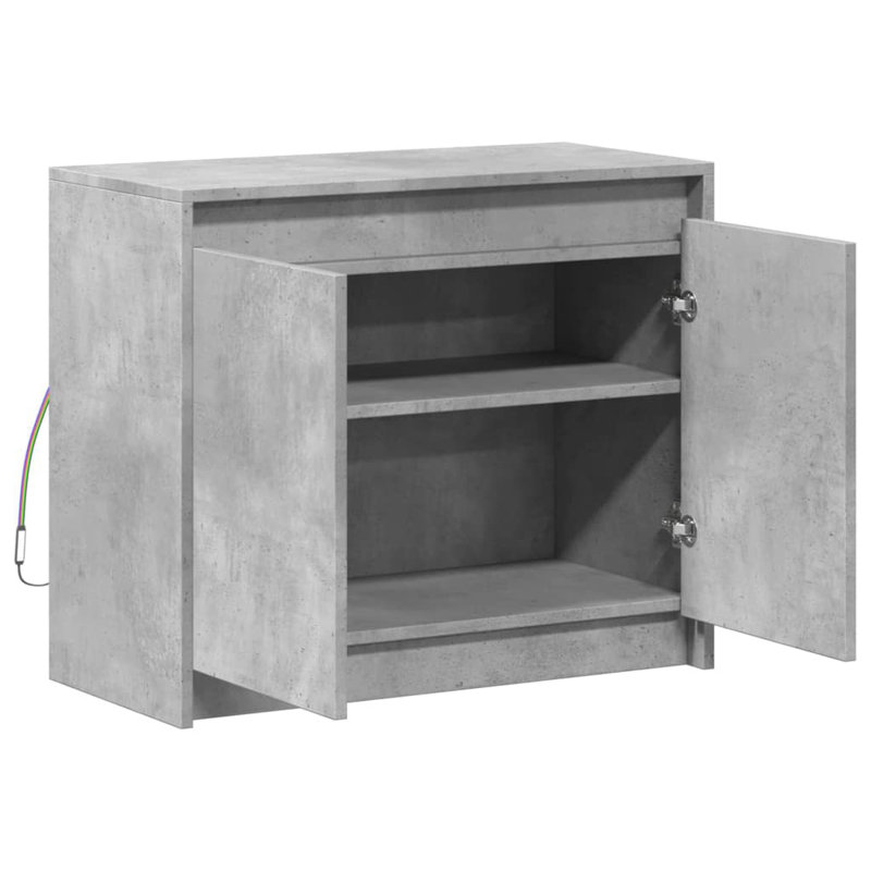 Shandale 72cm Sideboard, Concrete Grey