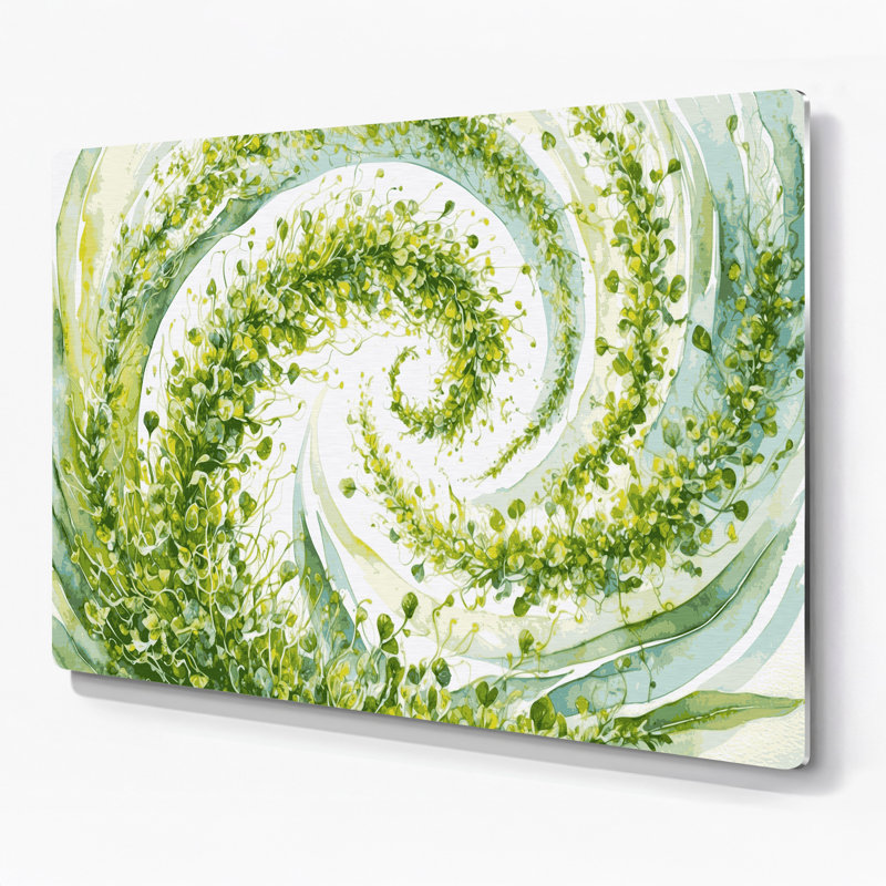Art mural en métal légumes choux de luzerne, H 12 po x l 18 po