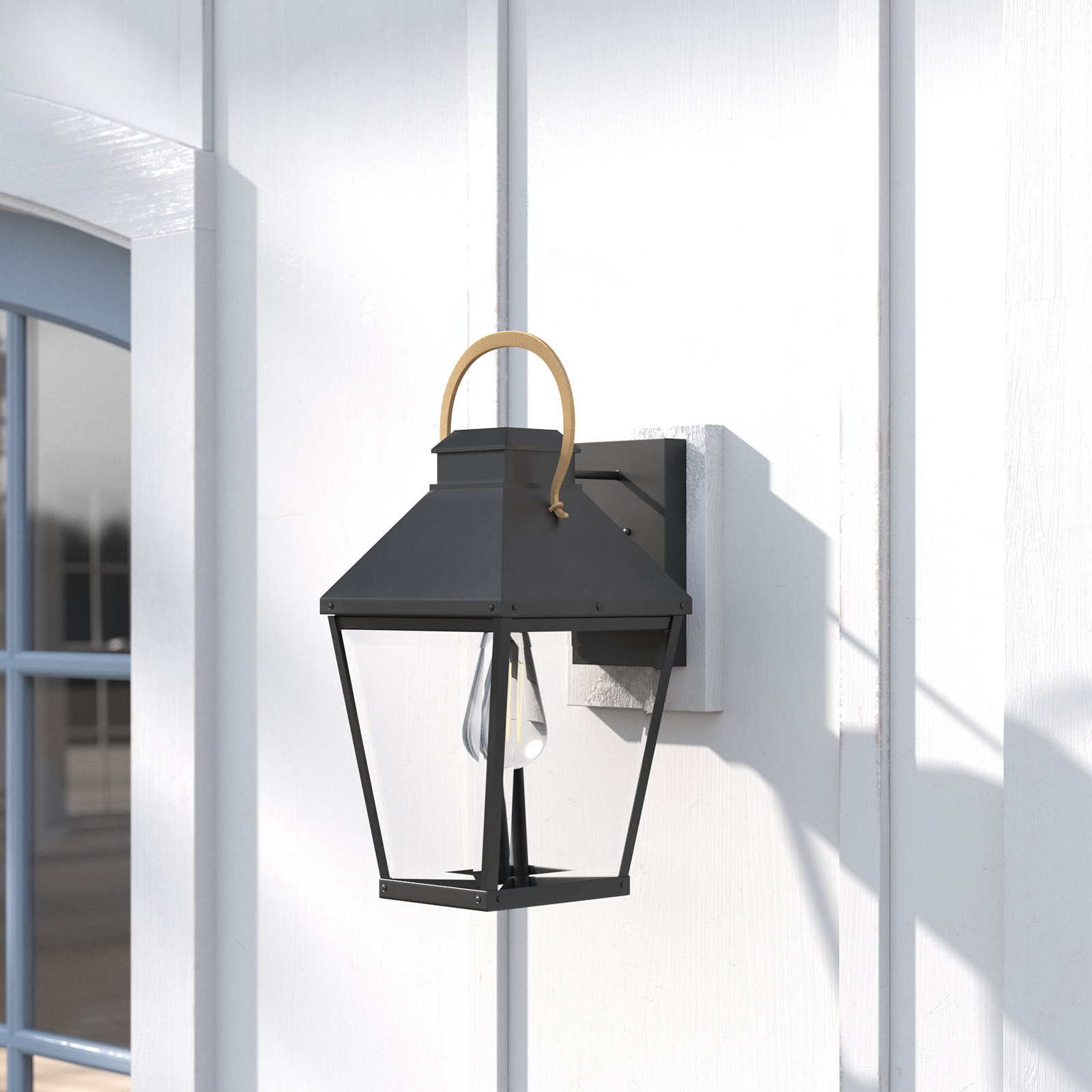 Single Light Empire Outdoor Wall Light