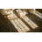 Antique American Hooked Rug Hallway Runner Wool Beige, Multicolor
