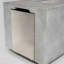 Table de foyer d'extérieur au propane en béton 70 pouces, brûleur à gaz 60 000 BTU, finition gris clair pour patio, terrasse et jardin-326994377-326994379
