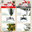 Sapin de Noël artificiel illuminé 4,5 pi, sapin Fraser, pré-articulé, 150 lumières DEL et 483 pointes-233787669
