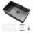 Dcolora 18'' W Single Bowl Stainless Steel Undermount Kitchen Sink
