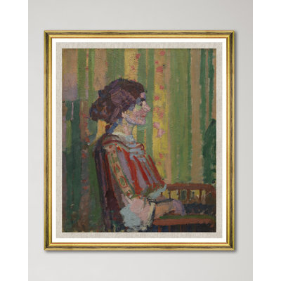 WOMAN SEATING by HAROLD GILMAN
