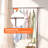 Rebrilliant Triangle Clothes Rack with Wheels-1715762056