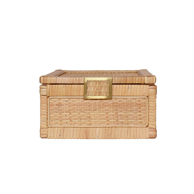 Bruno Decorative Box, 5" H x 9" W x 9" D