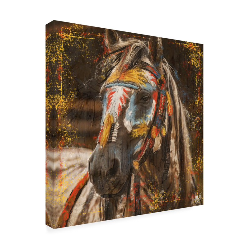 Art sur toile Marta Wiley, H 18 po x l 18 po