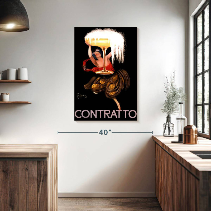 Publicité Yarlin Contratto, H 39 po x l 26 po