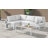 Quintarius 90'' Wide Aluminum Patio Sectional with Cushions-61189547-61209646