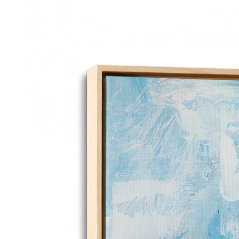 «Abstract Blush Bouquet I» par Ethan Harper, reproduction d'art, Tanné, «Floater», reproduction encadrée sans passe-par
