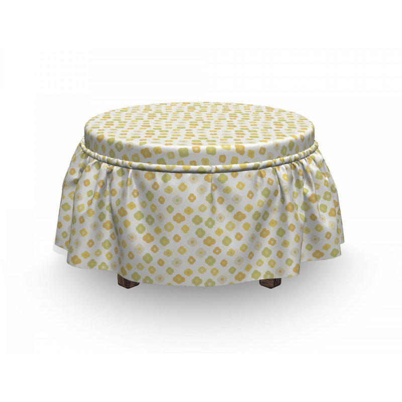 Box Cushion Ottoman Slipcover