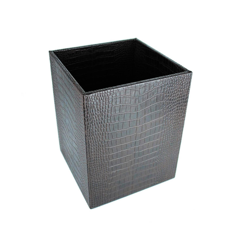 Camp Manufactured Wood Open Waste Bin, Grey