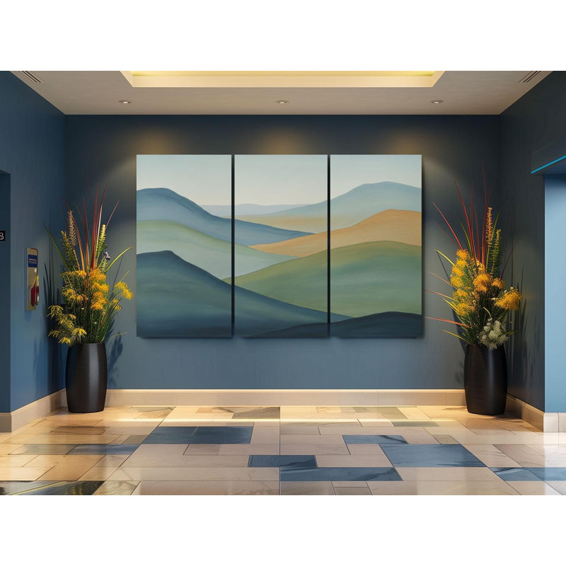 Reproduction d'art abstrait abstrait sur toile, art mural paysage serein, décor naturel moderne pour le salon, reproduction d'art