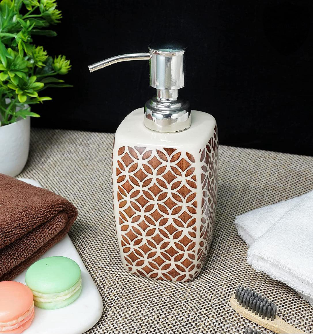 Bungalow Rose Ceramic / Porcelain Soap Dispenser | Wayfair