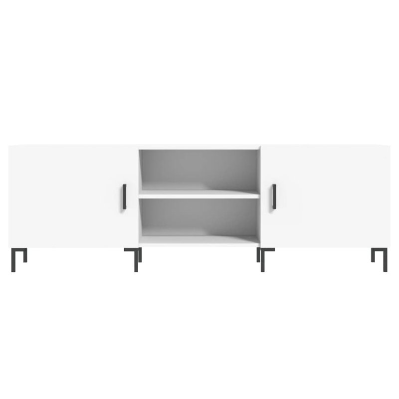 Merrilu TV Cabinet 150x30x50 cm Engineered Wood, White