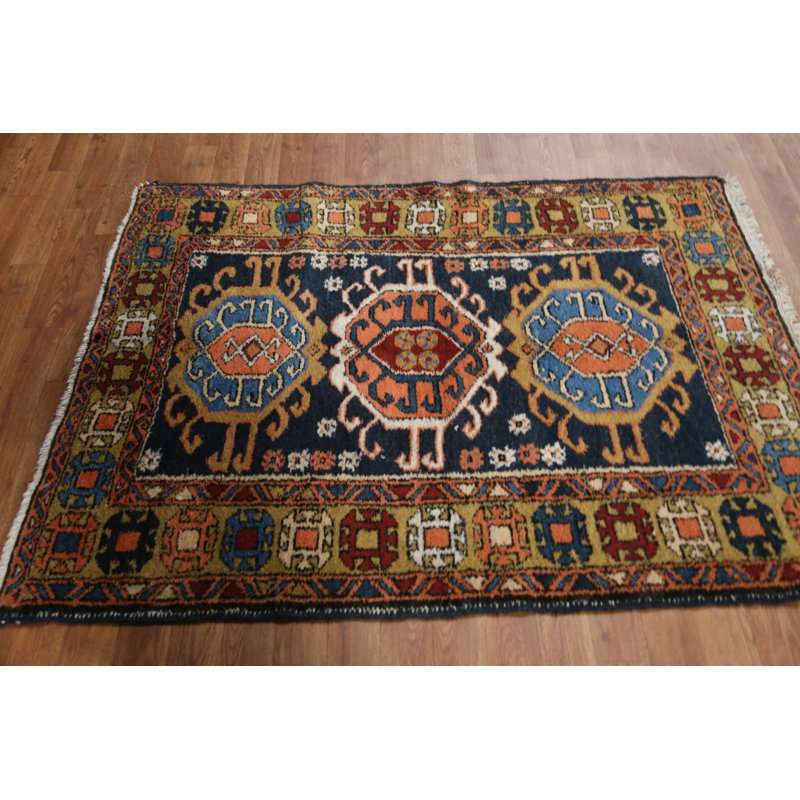 Tapis traditionnel à teinture végétale 4 x 5