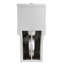 Toilette confortable avec siège 17 po, lavabo à double chasse 1,1 / 1,6, lavabo sans rebord, blanc brillant brillant 006 pour salle de bain en céramique hygiénique silencieuse