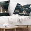 Sea of Tears - Coussin imprimé abstrait