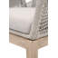 Chaise avec accoudoirs en bois massif Krisily-66300983