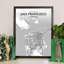 « san francisco city map », reproduction d’impression sur affiche en tons-31737548