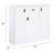 High Gloss 3-Door Server with Drawer