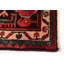 Tapis noir et rouge Anatolian Vintage 4 pi 10 po x 10 pi 6 po