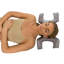 Coussin de lit en forme de clé unique key to intemporel beauté