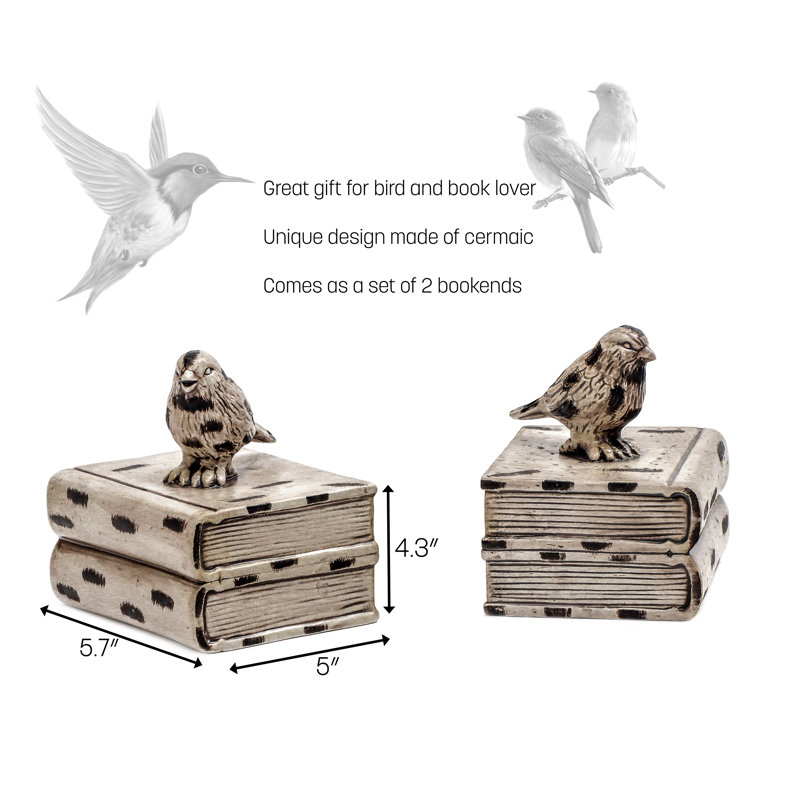 Ceramic Bookends
