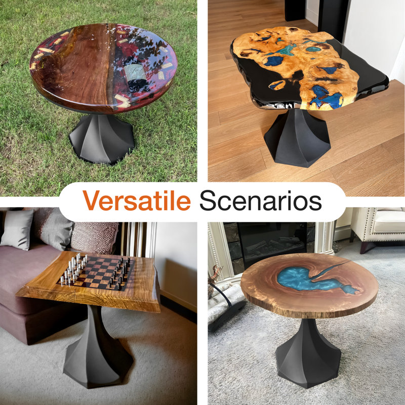 Lithe Metal End Table Base