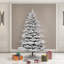 Kiana Flocked Pine Full Artificial Christmas Tree-1267437024