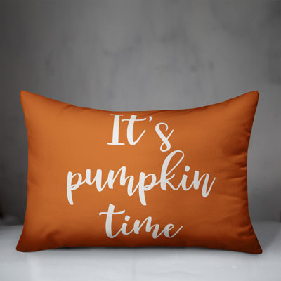  It's Pumpkin Time Lumbar Pillow