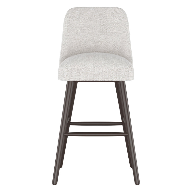 Tabouret Gallie, Tabouret de bar (siège d'une hauteur de 31 po), Espresso, Boucle neige classique