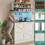 Armoire de 63 po avec poubelle 10 gallons, lumière DEL, prise-1178715606