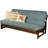Aspen Frame-Reclaim Mocha Finish-Futon Frame Set with Mattress, Foldable Futon Frame with Sturdy Wood Build, Living Room Futon Frame with Mattress, Versatile Design-669223193-669223199