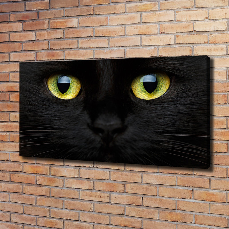 Cat's Eyes - Wrapped Canvas Print