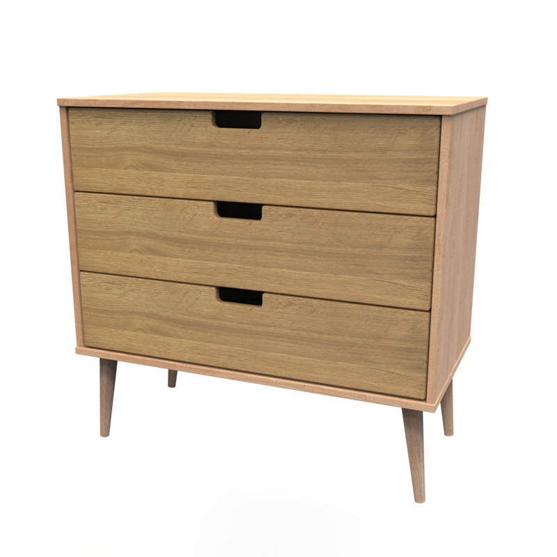 77 cm W Chest of 3 Drawers