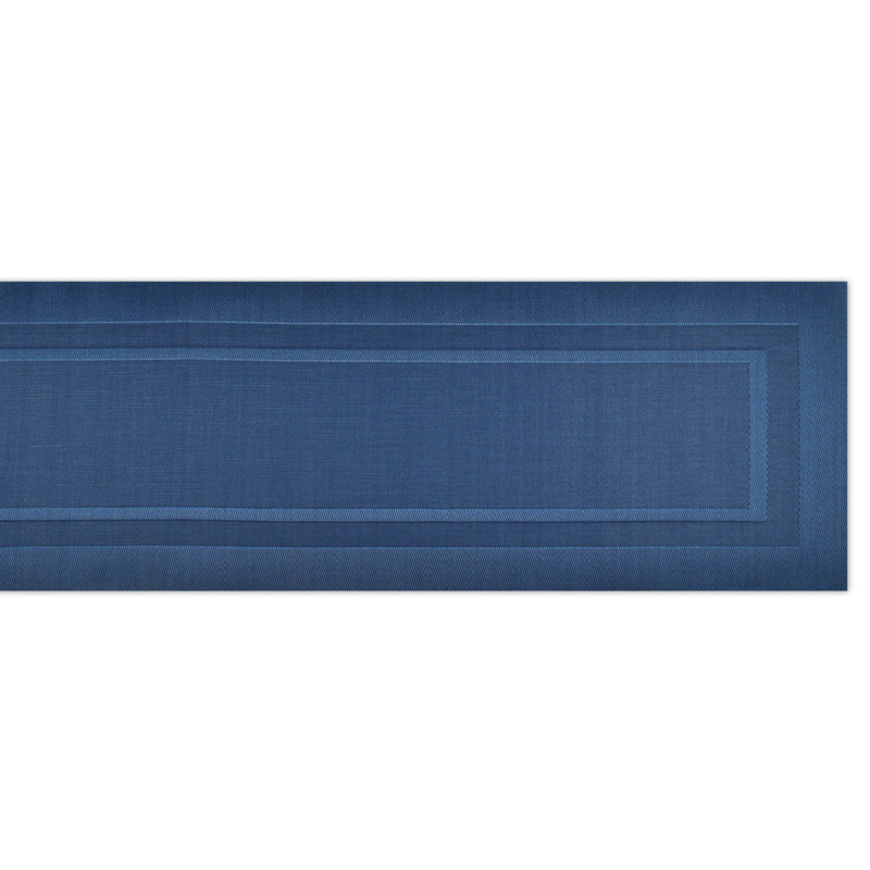 Zapata Vinyl Table Runner, Nautical Blue
