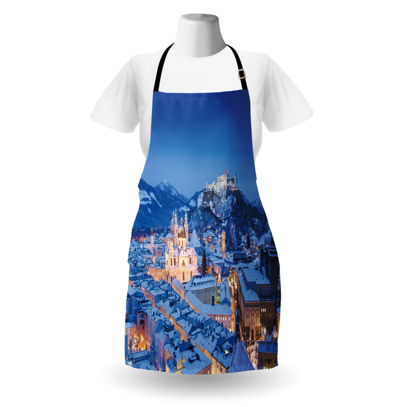 No Pattern Bib Apron