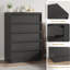 Commode 5 tiroirs pour chambre à coucher