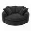 Fauteuil d'appoint rembourré en tissu chenille-83301239