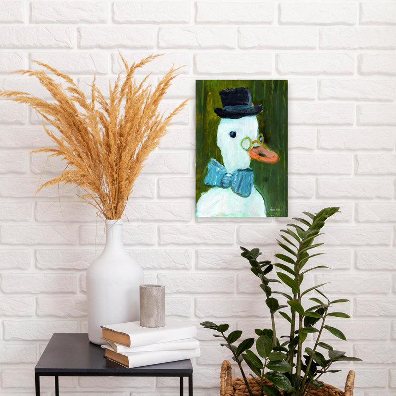Art contemporain, art mural oiseau contemporain, H 18 po x l 12 po