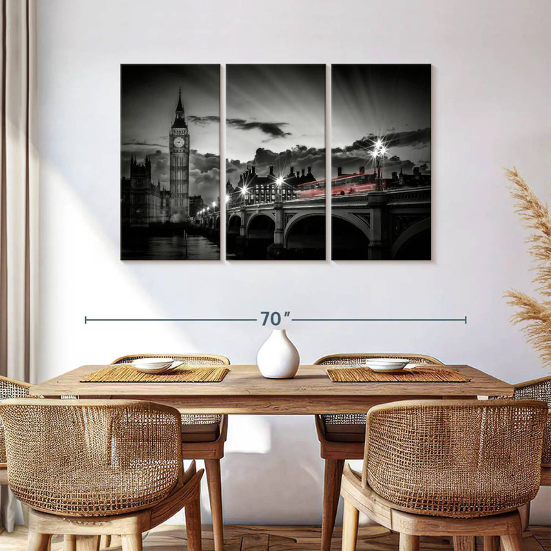 Sireci Westminster Bridge Sunset, 36" H x 57" W