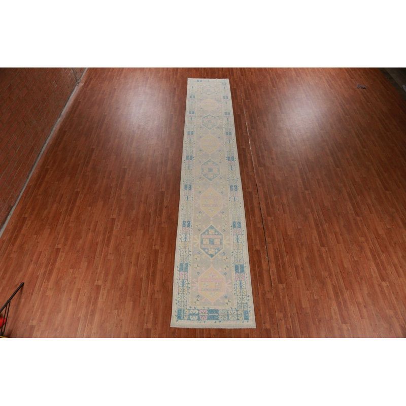 Tapis turc Oushak en laine 3 x 17