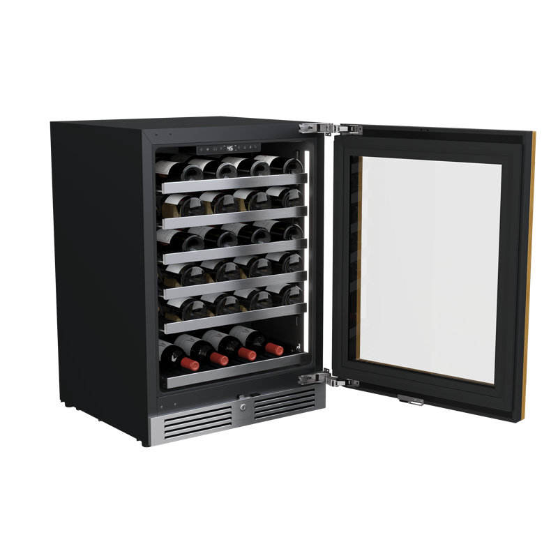 Avallon A2 24" Undercounter Single Zone Wine Cooler with Panel-Ready Glass Door