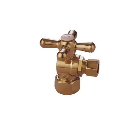 Quarter Decorative Turn Valves, Polished Brass