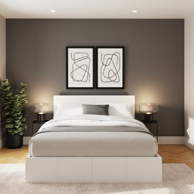 Basso Upholstered Ottoman Storage Bed