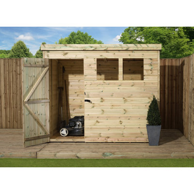 Shiplap Pent Wooden Shed