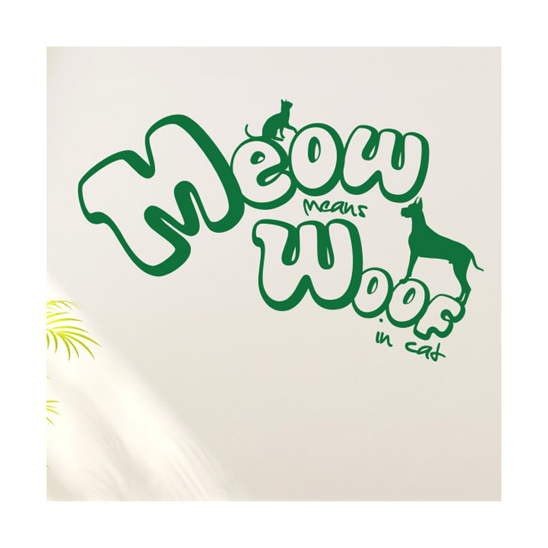 Non-Wall Damaging Wall Decal, Large, Green