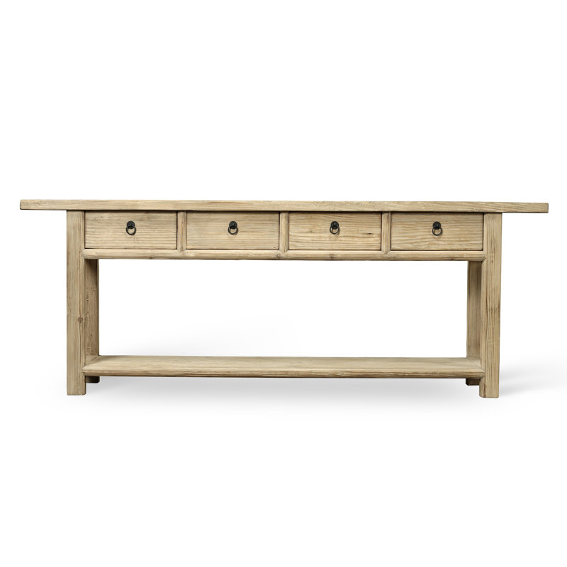 91'' W Solid Wood Console Table