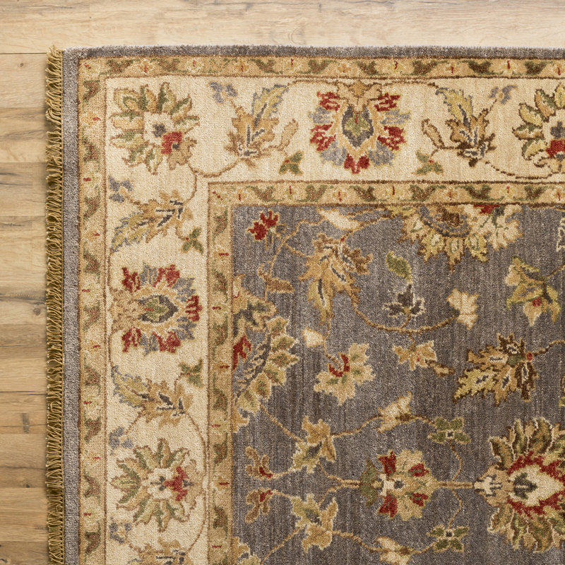 Akeia Wool Oriental Indoor Rug, Rectangle 2' x 3'